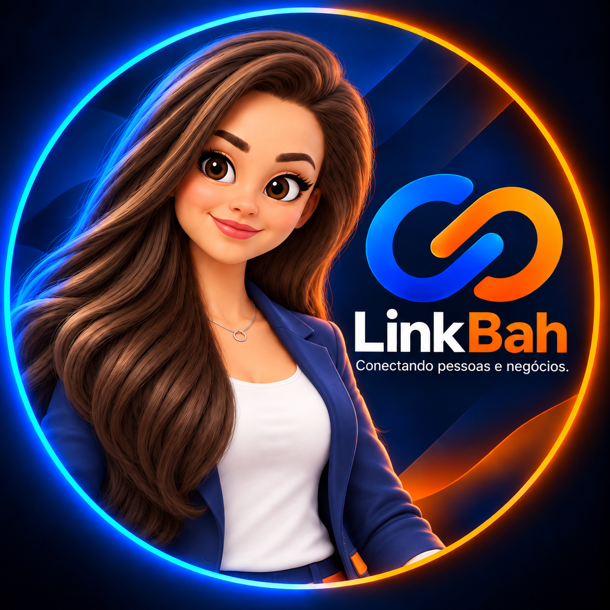 Lina, assistente virtual da LinkBah
